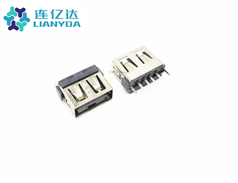 贵州 USB 2.0 AF  短体直插L=10.0 一字排端子