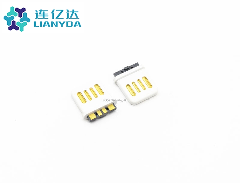 庆阳USB 2.0 AM 双面胶芯 大电流