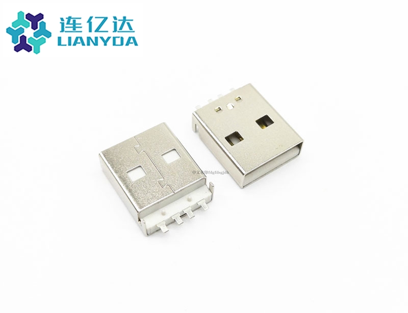 香港 USB 2.0 AM 短体沉板 L=14.2